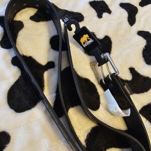 Bernie Black Leather Belt